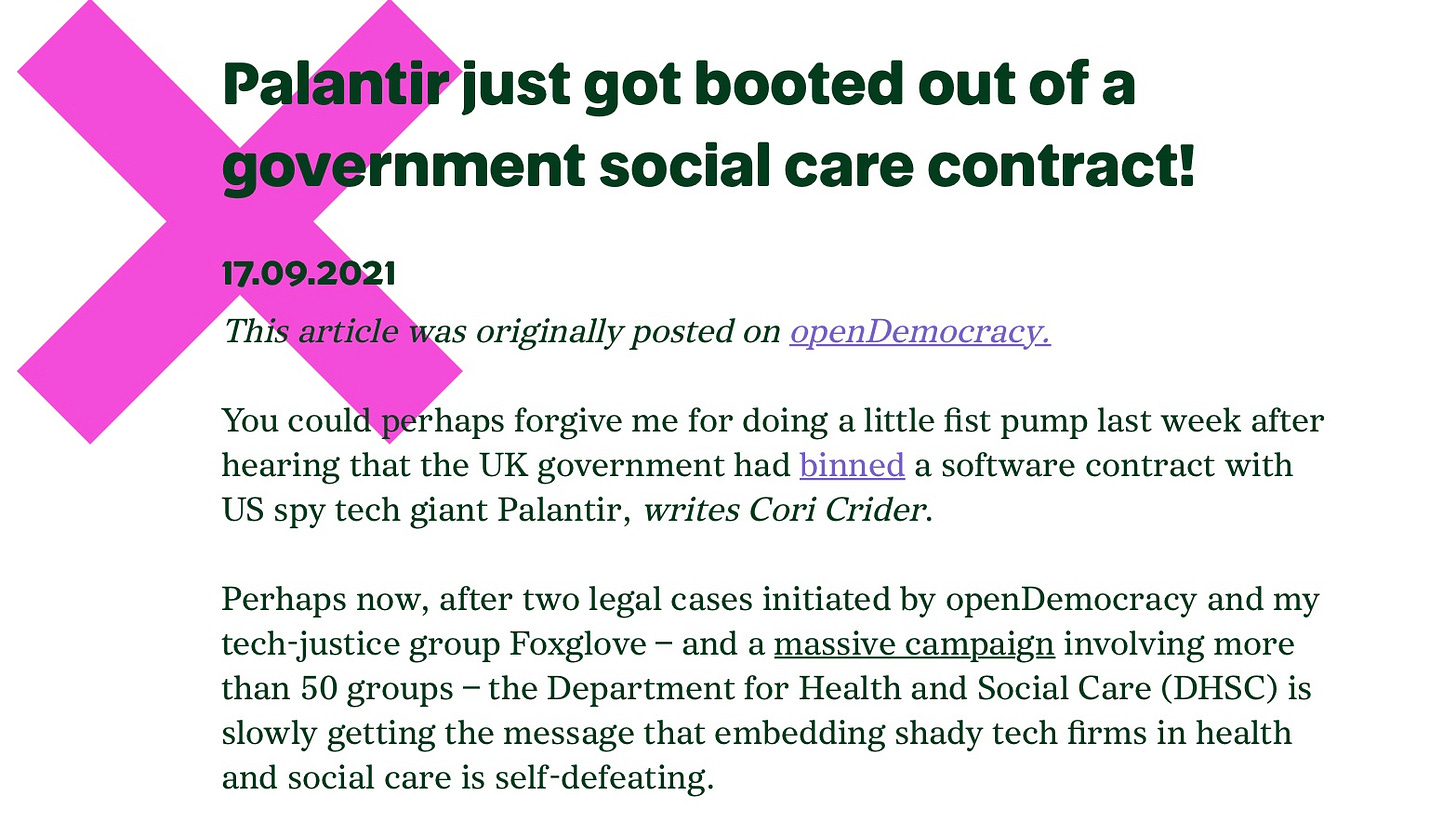 The campaign against the Palantir x NHS contract is a sham