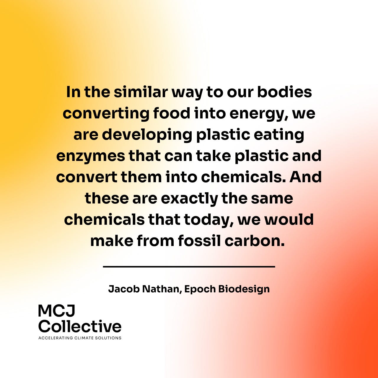Engineering Plastic Eating Enzymes with Epoch Biodesign
