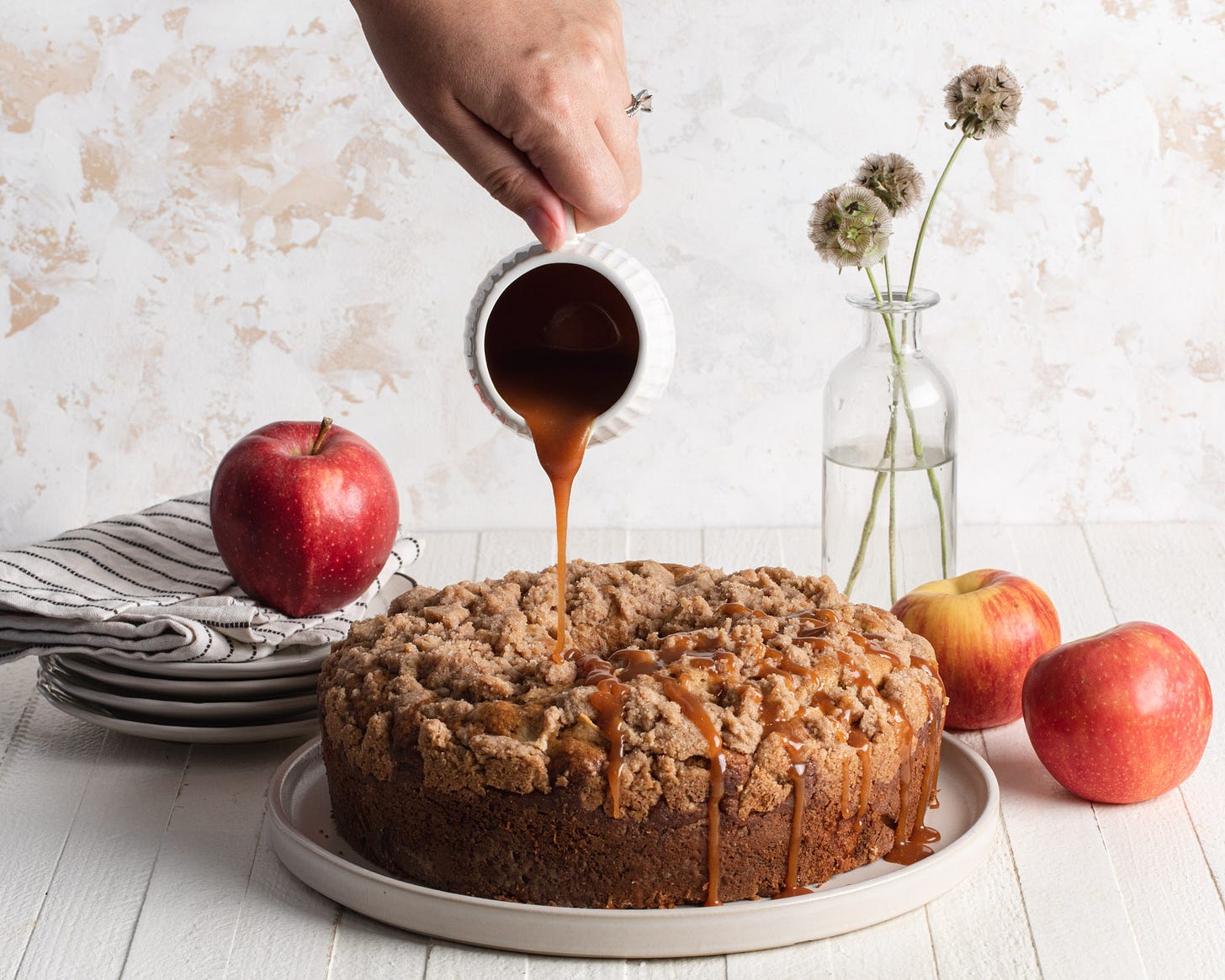 Caramel Apple Coffee Cake Tessa Huff's Bake Club