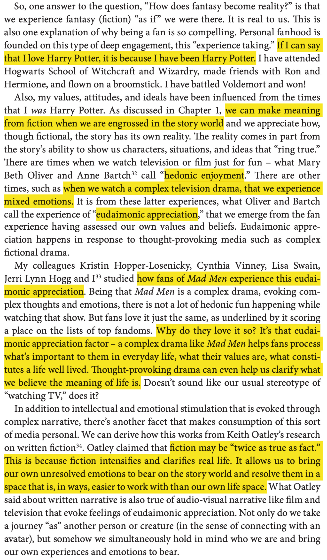 Issue 123 Eudaimonic Appreciation, Externalized Commitment