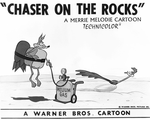 70年代 coyote and the road runner ポスター