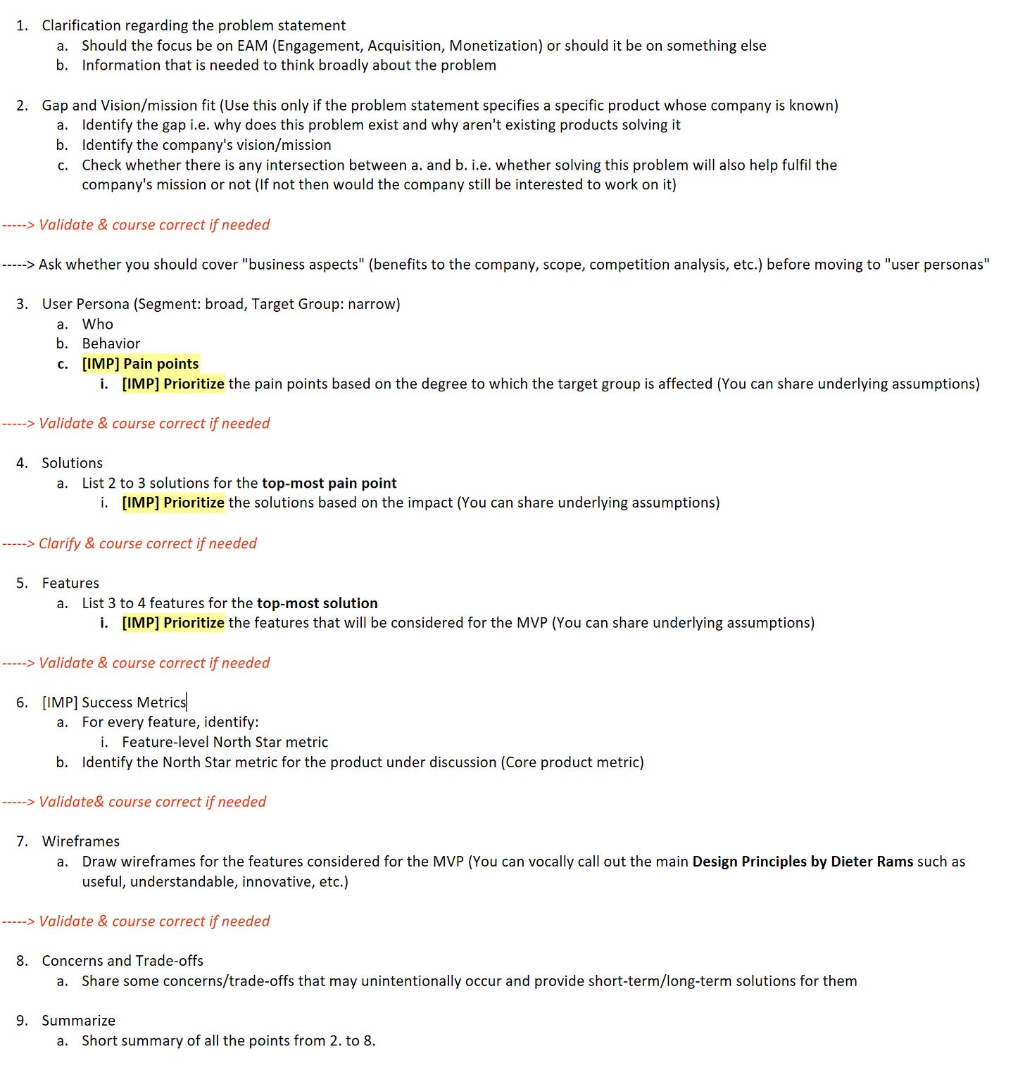 (#2) A simple guide on how to prepare for a Product Management interview