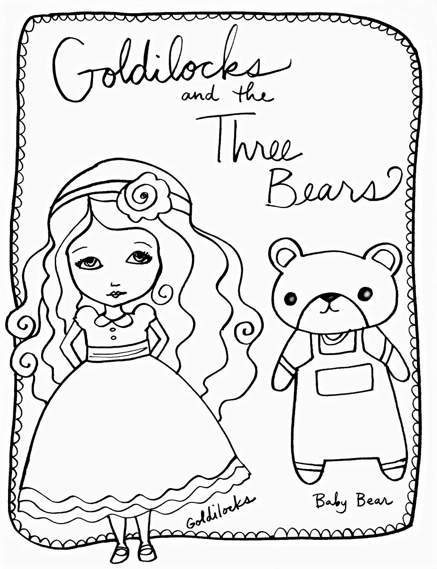 Goldilocks Coloring Pages [2025]
