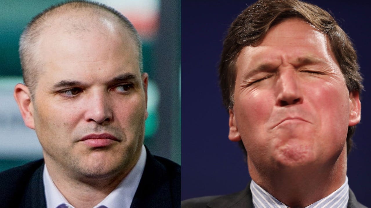 Matt Taibbi's Puff Piece On Tucker Carlson Is Proof He Can't Do