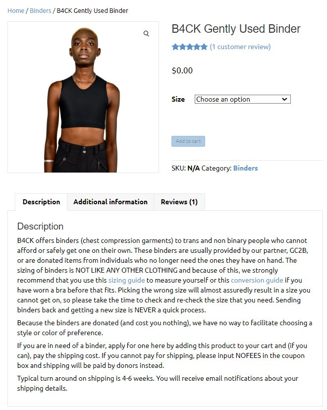 Chest Binder Company Partners with Charities That Sends Kids Binders