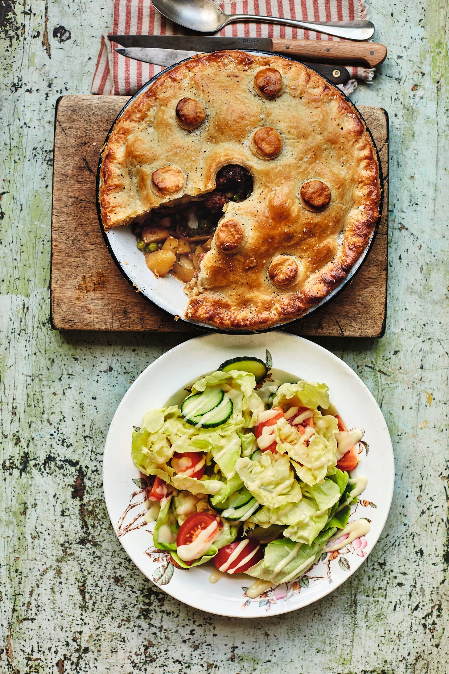 Auntie Louie's corned beef pie by Debora Robertson 🦀