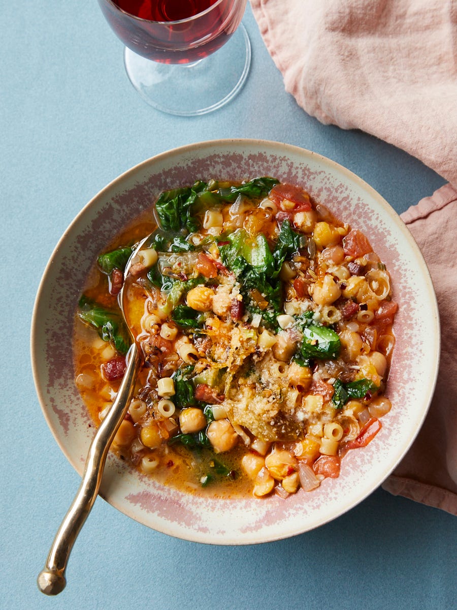 pasta e ceci by Caroline Chambers and Colu Henry