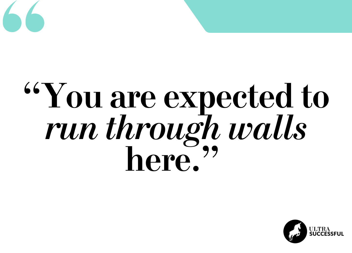 You Need to Run Through Walls by Dr. Julie Gurner