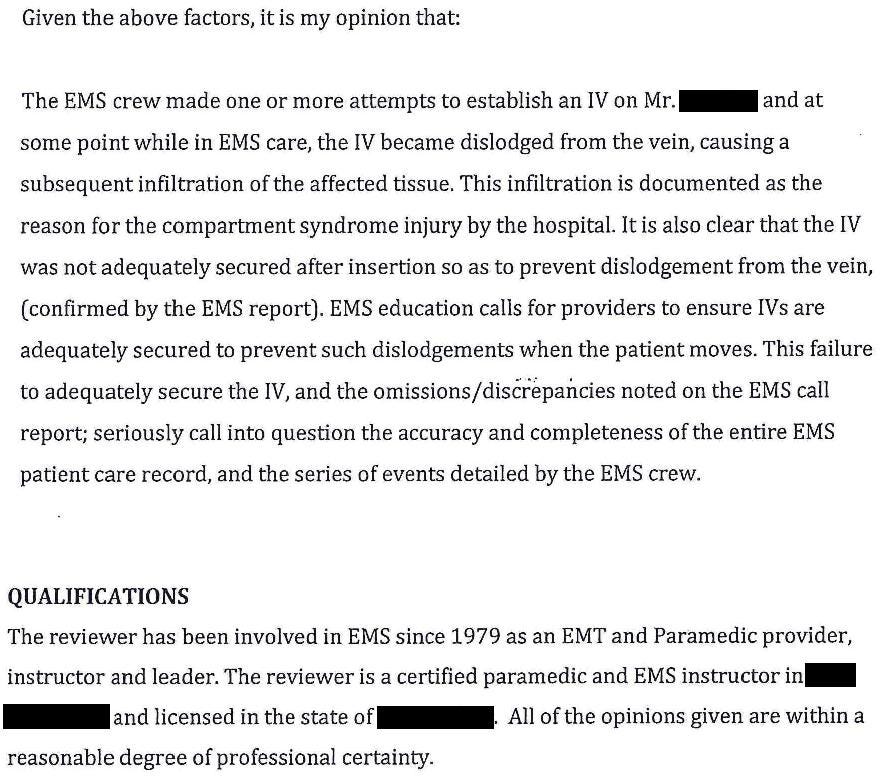 EMS Compartment Syndrome [Part 1] by Med Mal Reviewer