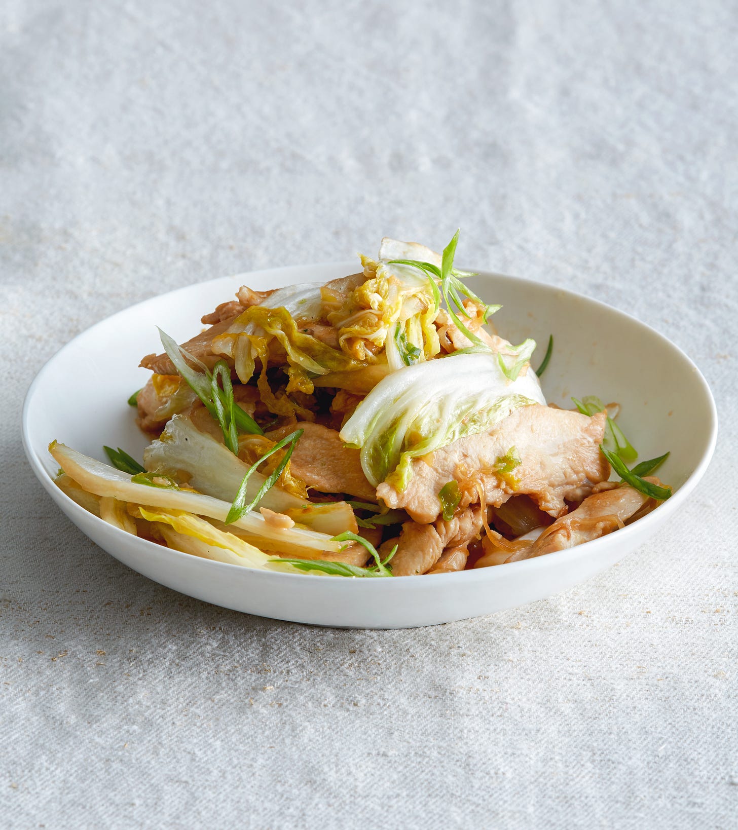 Humble Cabbage and Spring Onions Can Make a Dish