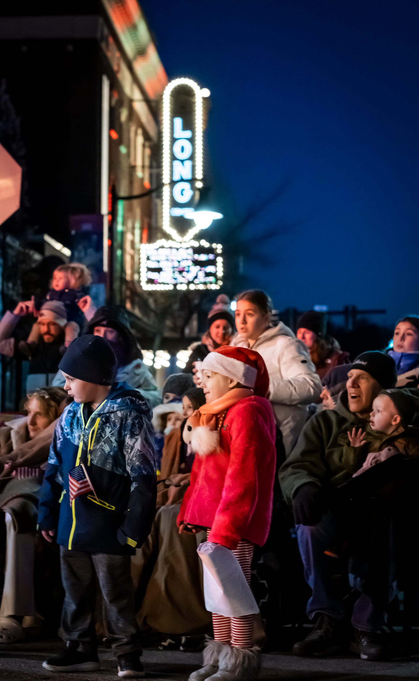 Scenes from the Lafayette Christmas Parade