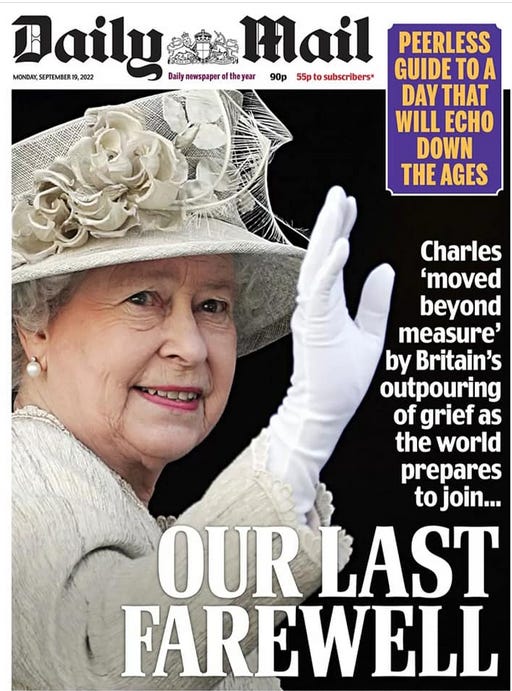 The Funeral of Her Majesty Queen Elizabeth II 19 September 2022