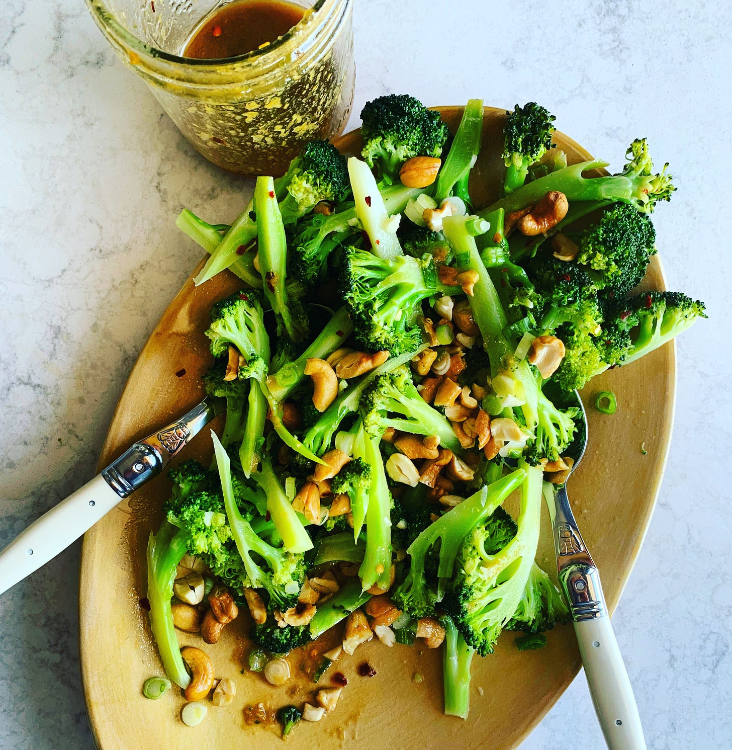 A Sparky SesameGinger Broccoli Salad by emily nunn