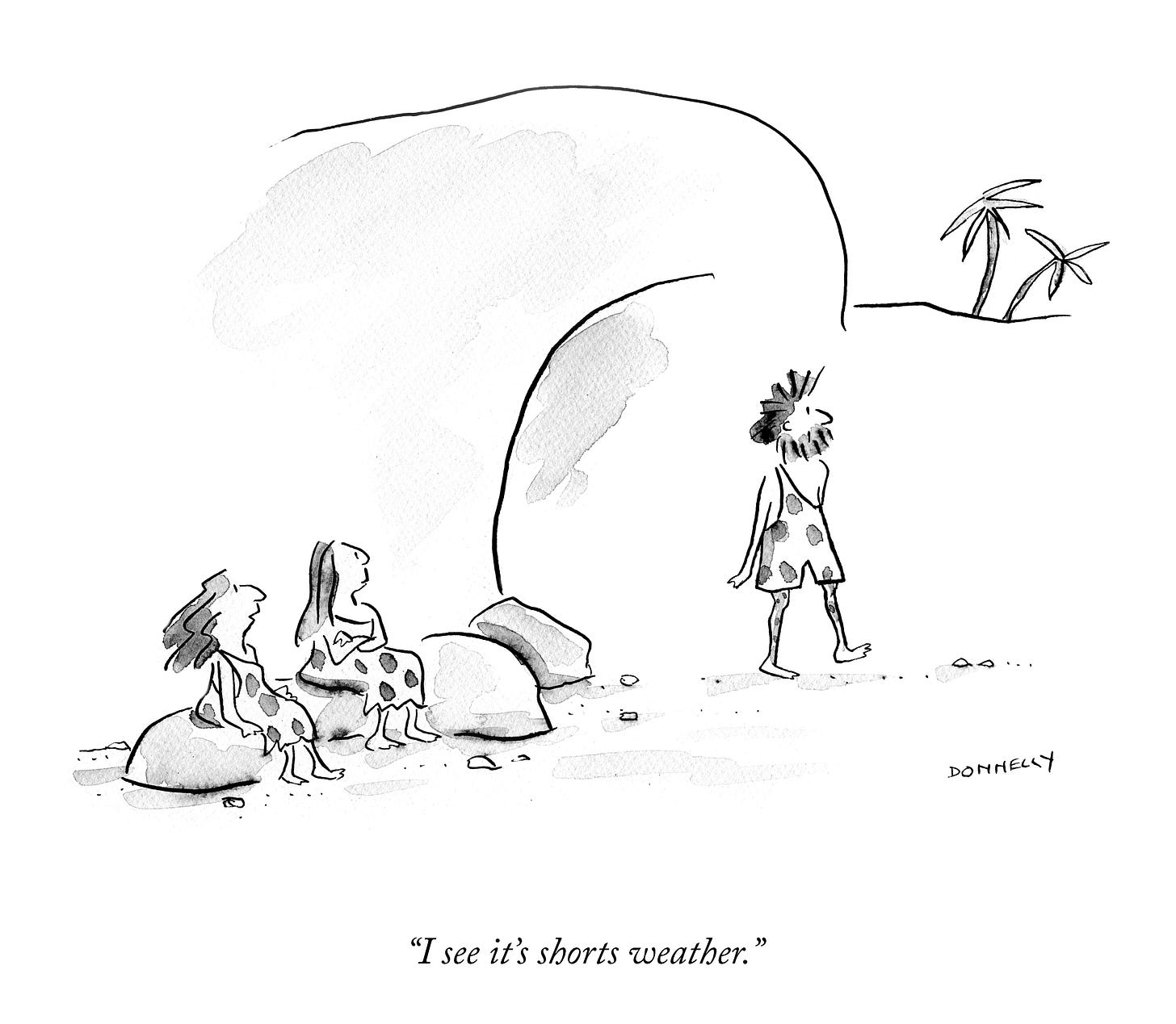 Shorts Weather Yet? by Liza Donnelly Seeing Things