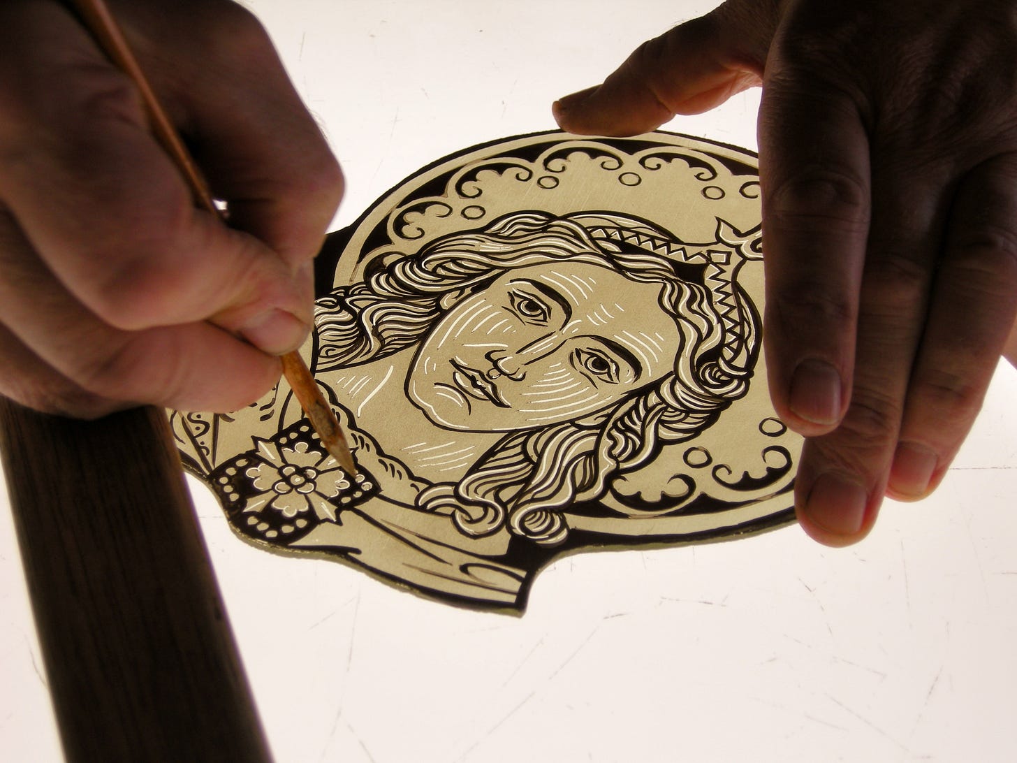 Key techniques of kilnfired stained glass painting