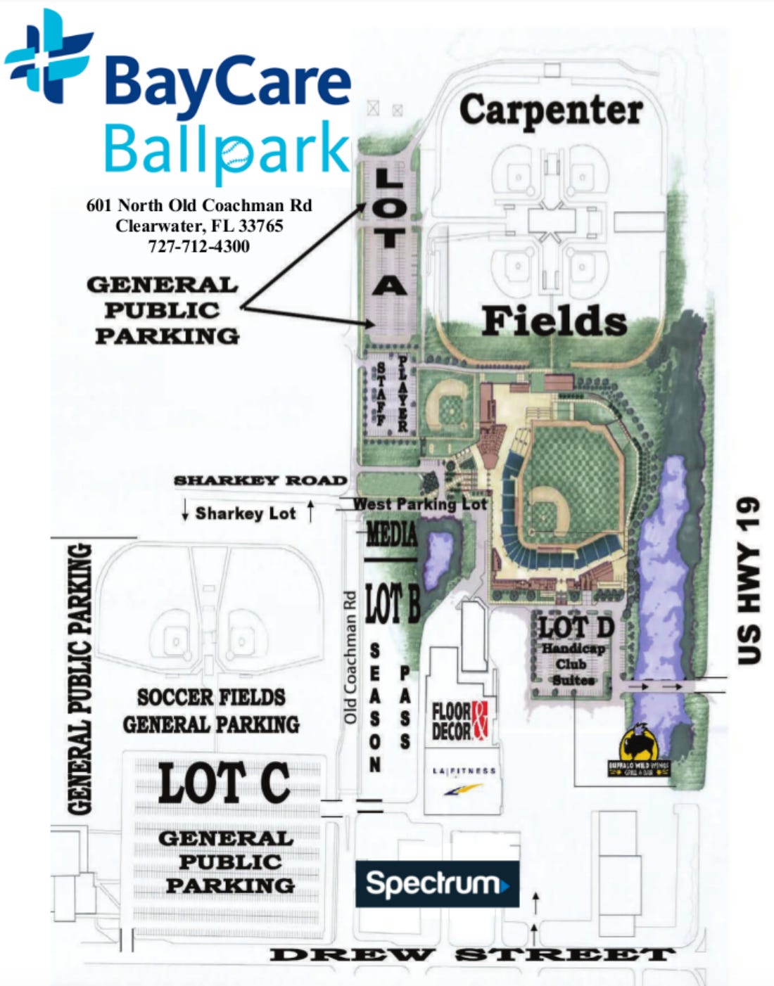 BayCare Ballpark Spring Training Guide
