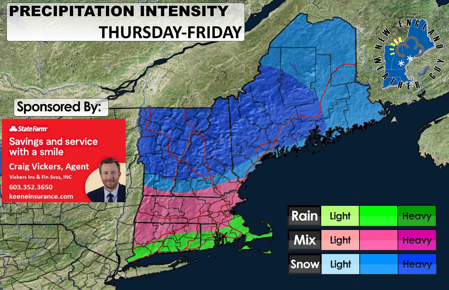 THURSDAYFRIDAY Update New England Weather Guy