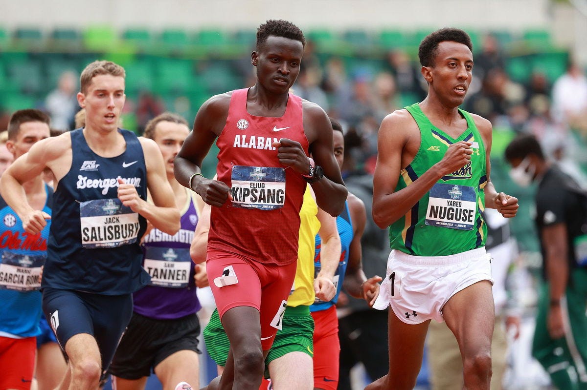 <i>Justin Tafoya/NCAA Photos/Getty Images via CNN Newsource</i><br/>Eliud Kipsang became a Alabama Crimson Tide great during his college career.