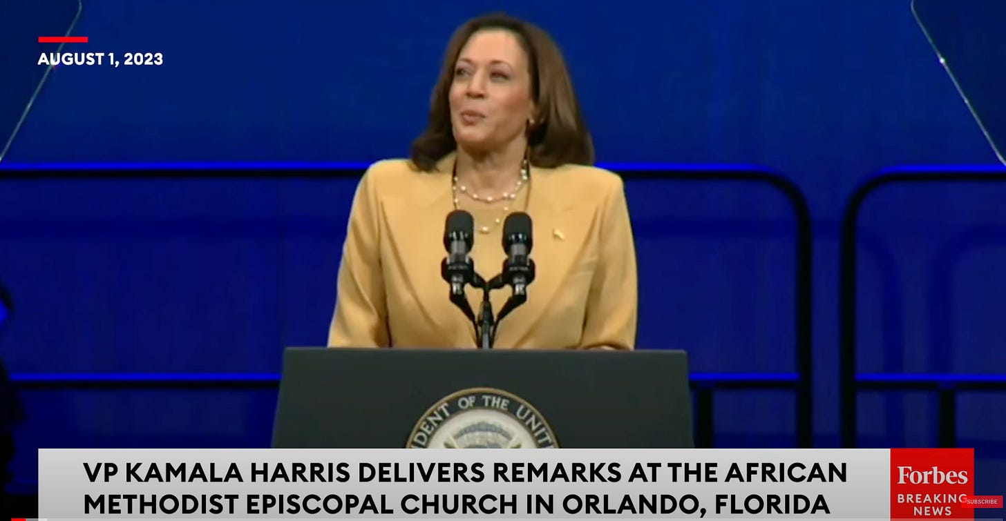 Ron DeSantis Keeps Walking Into Kamala Harris-Shaped Rake