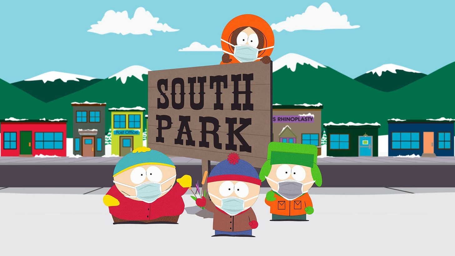 The South Park crew masked up during the South ParQ vaccination special.