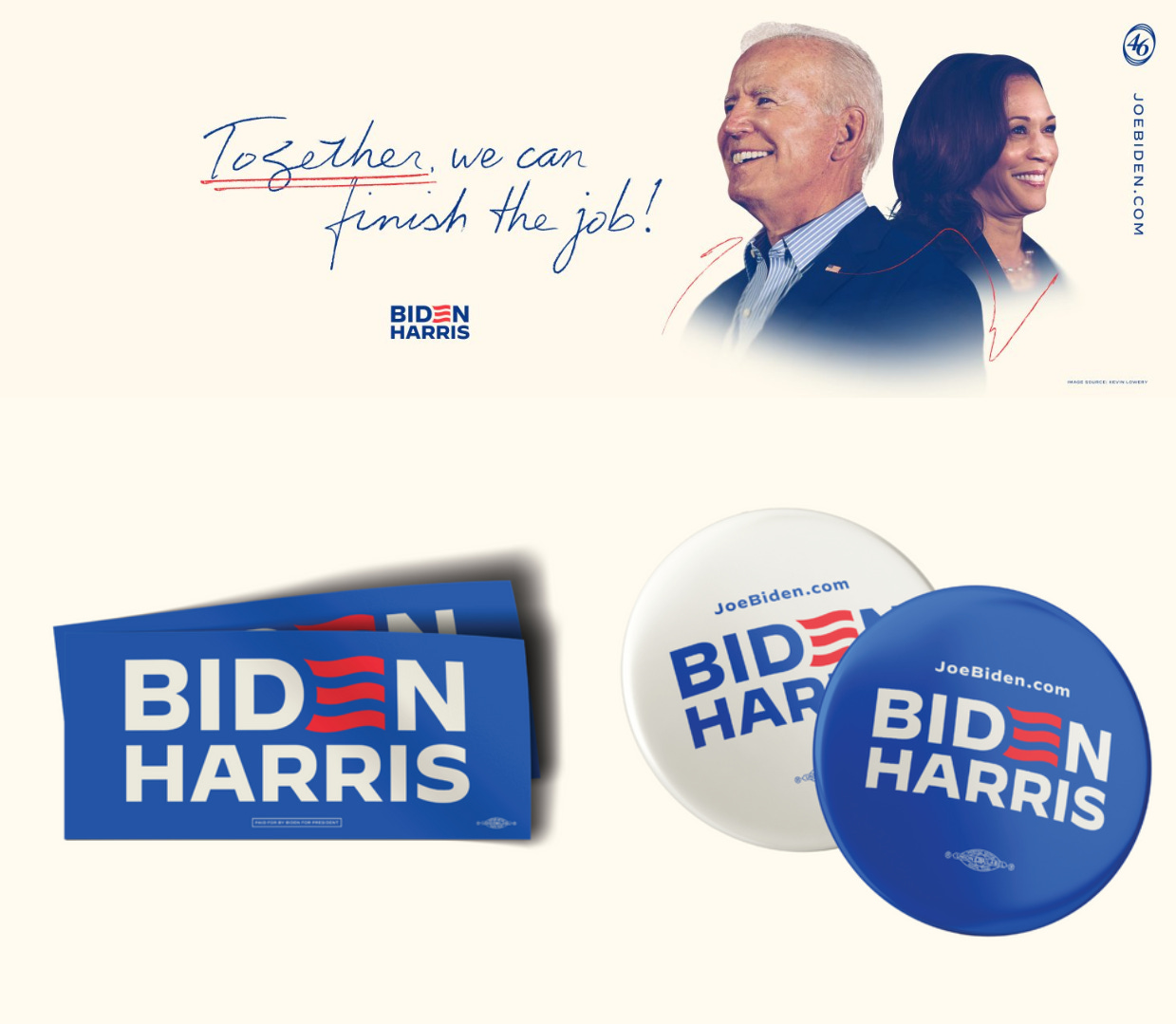 The BidenHarris 2024 reelection logo is here