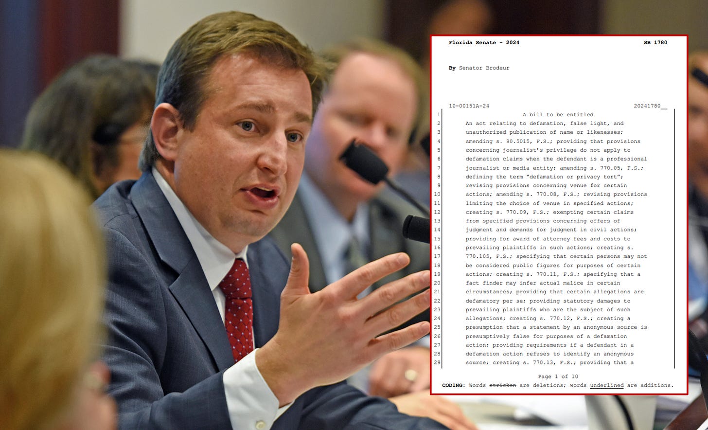 Florida Bill Would Make Accusations Of Transphobia Defamation With A