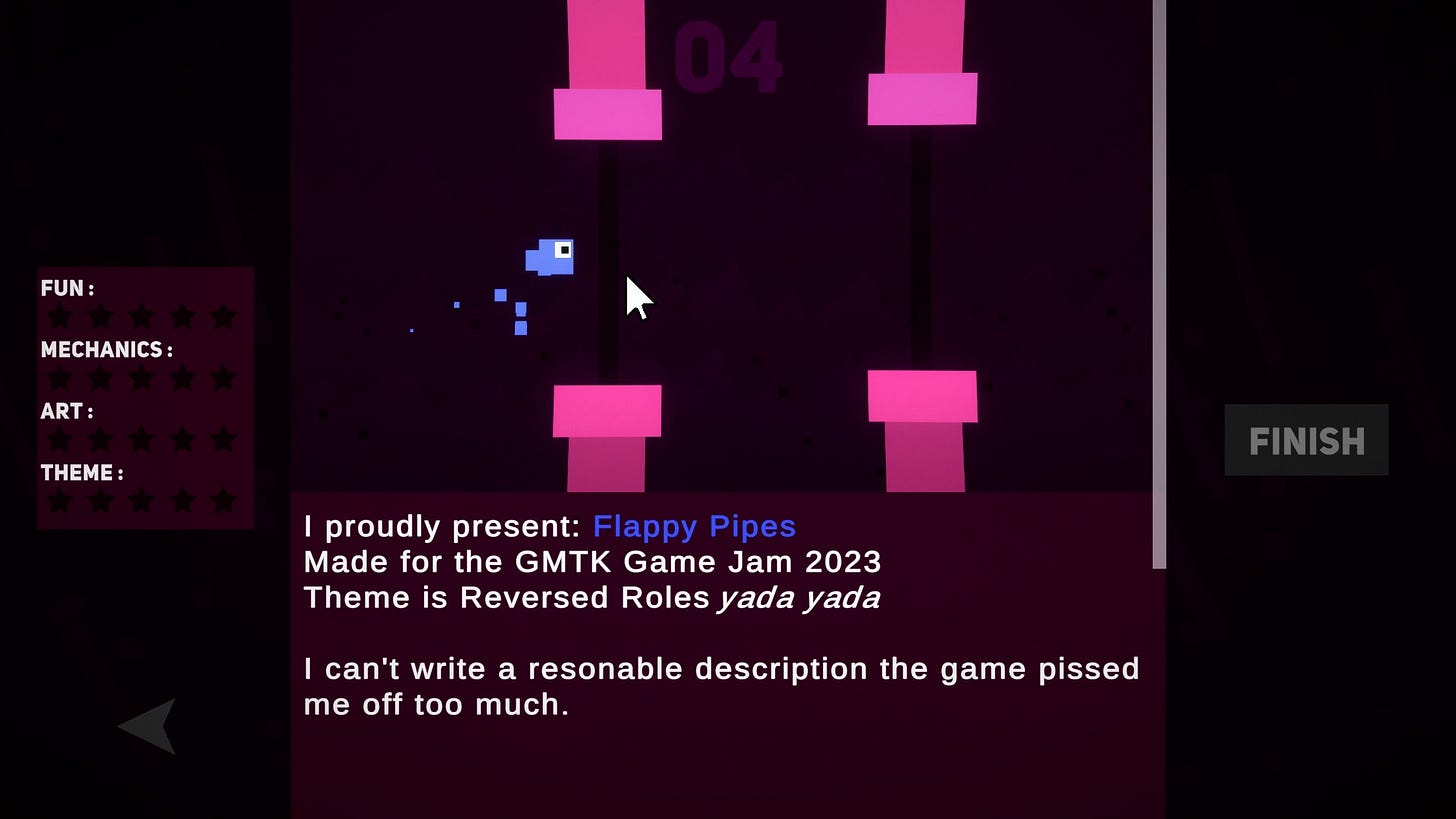 The Best Games from GMTK Game Jam 2023 - by Mark Brown