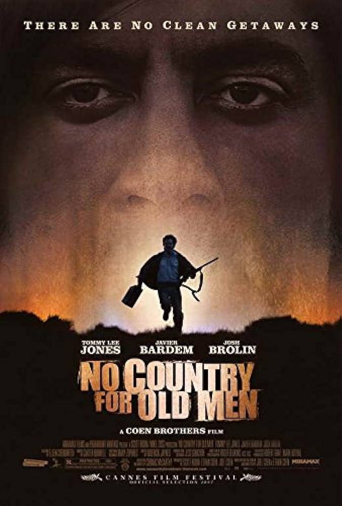 the poster for No Country for Old Men