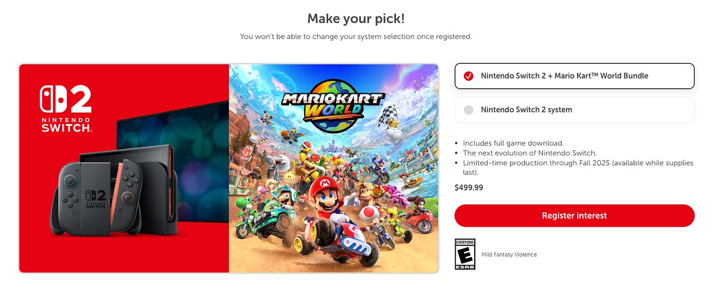 Switch 2 release date vs pre-order: Nintendo's new console timeline