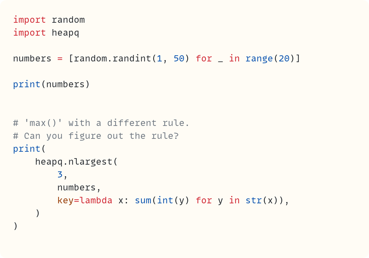 The Key To The key Parameter in Python