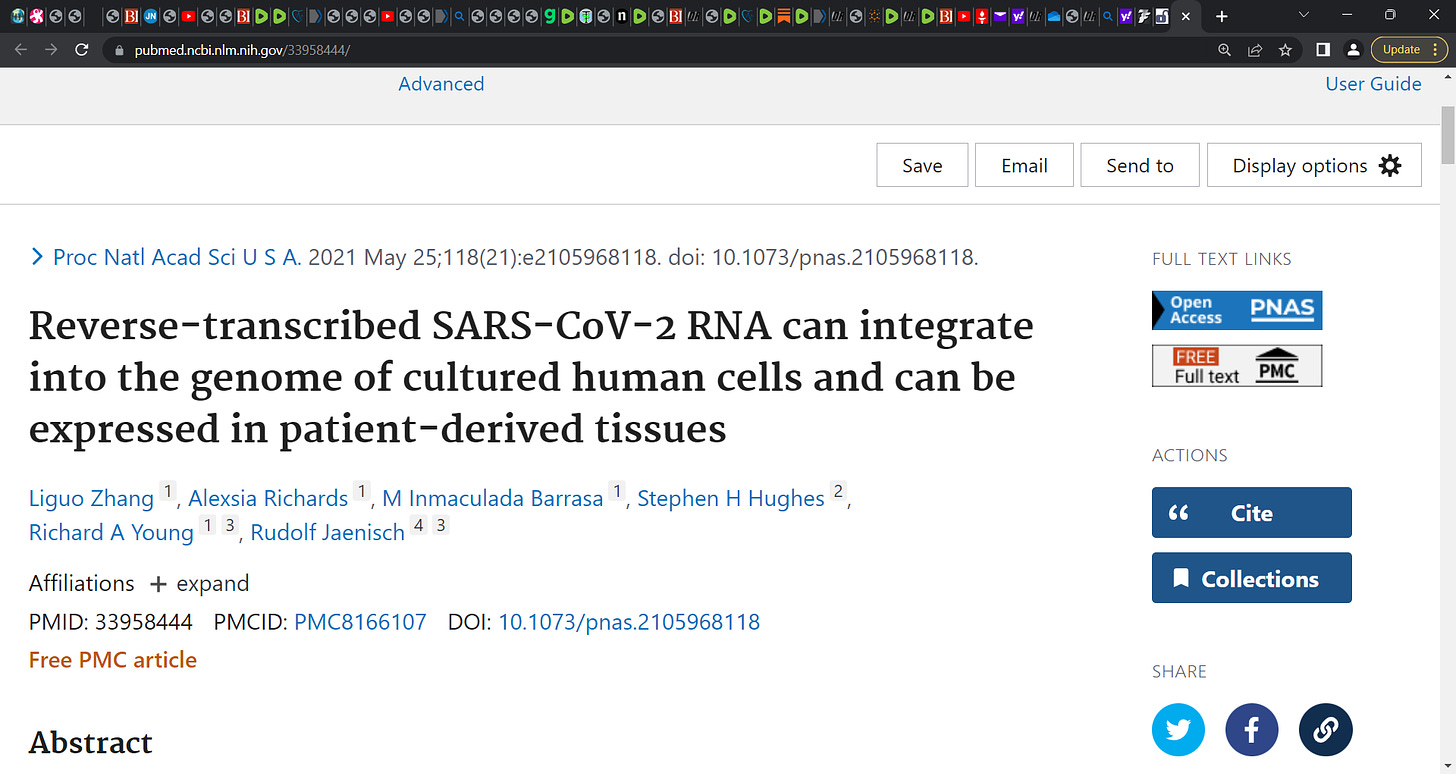 Can the covid gene injection so called vaccine change your dna can it alter dna research says yes when the cdc said mrna vaccines never enters the nucleus of your cells they lied boldly below | news