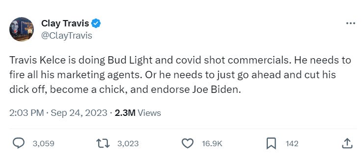 Taylor Swift And Travis Kelce Are Maybe Dating And MAGA Weirdos ARE NOT FURIOUSLY ANGRY, YOU ARE FURIOUSLY ANGRY