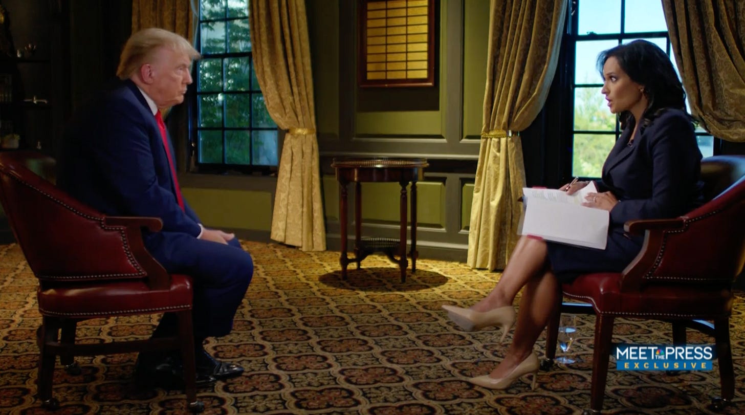 Kristen Welker Failed the Trump Test - by Jonathan V. Last