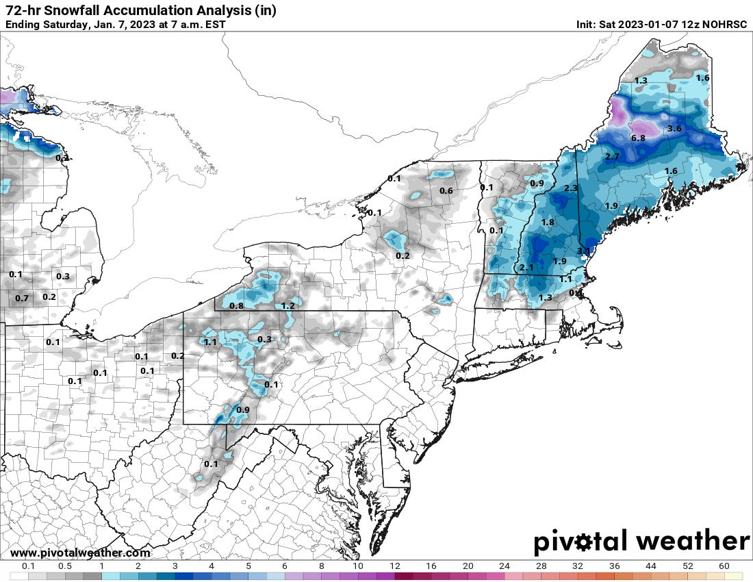 Vivid Surprise! More Snow Is Coming. How Much Will We Get This Time? See The Map Image for Your Screen