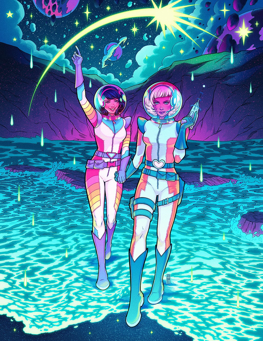 Space Girls by Jen Bartel 🌈