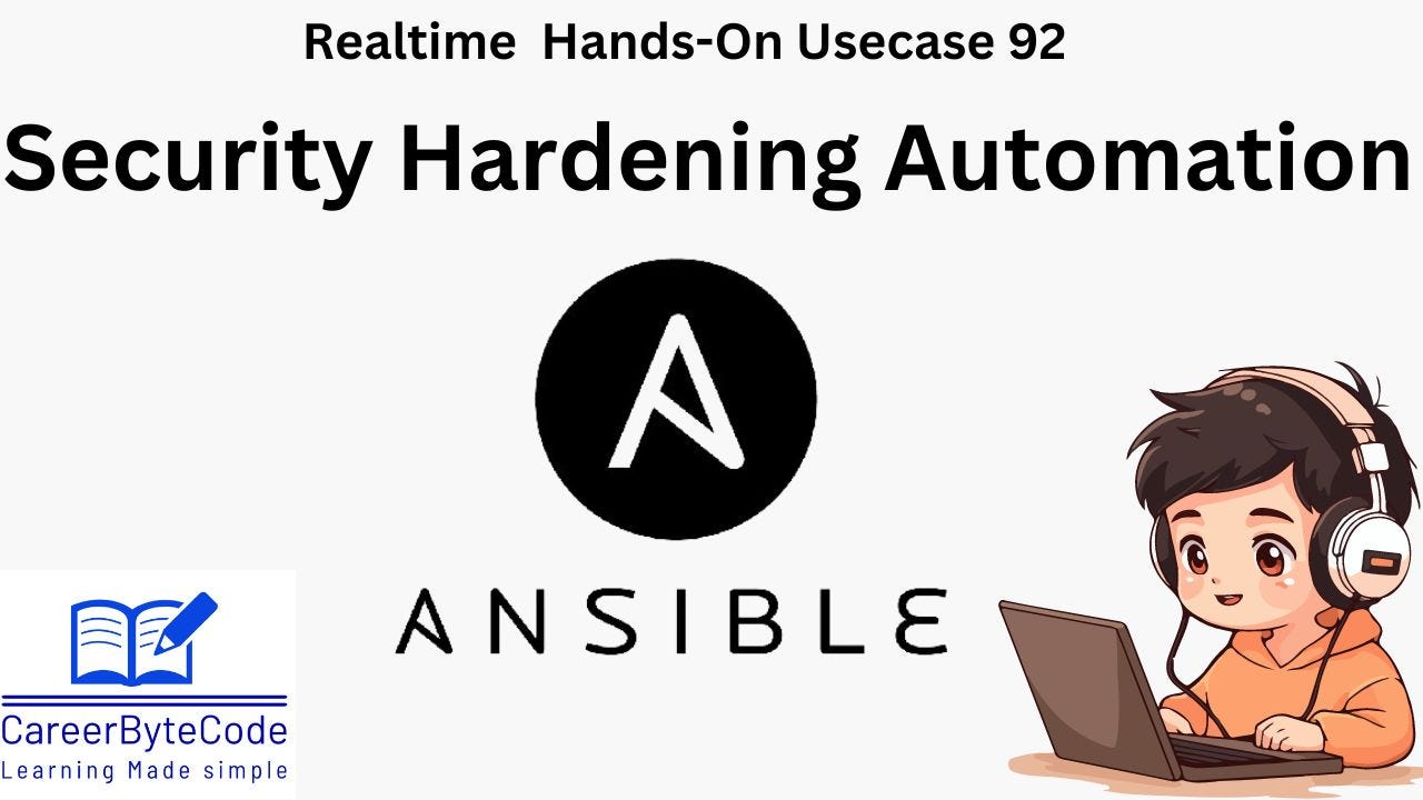 Ansible server security hardening automation