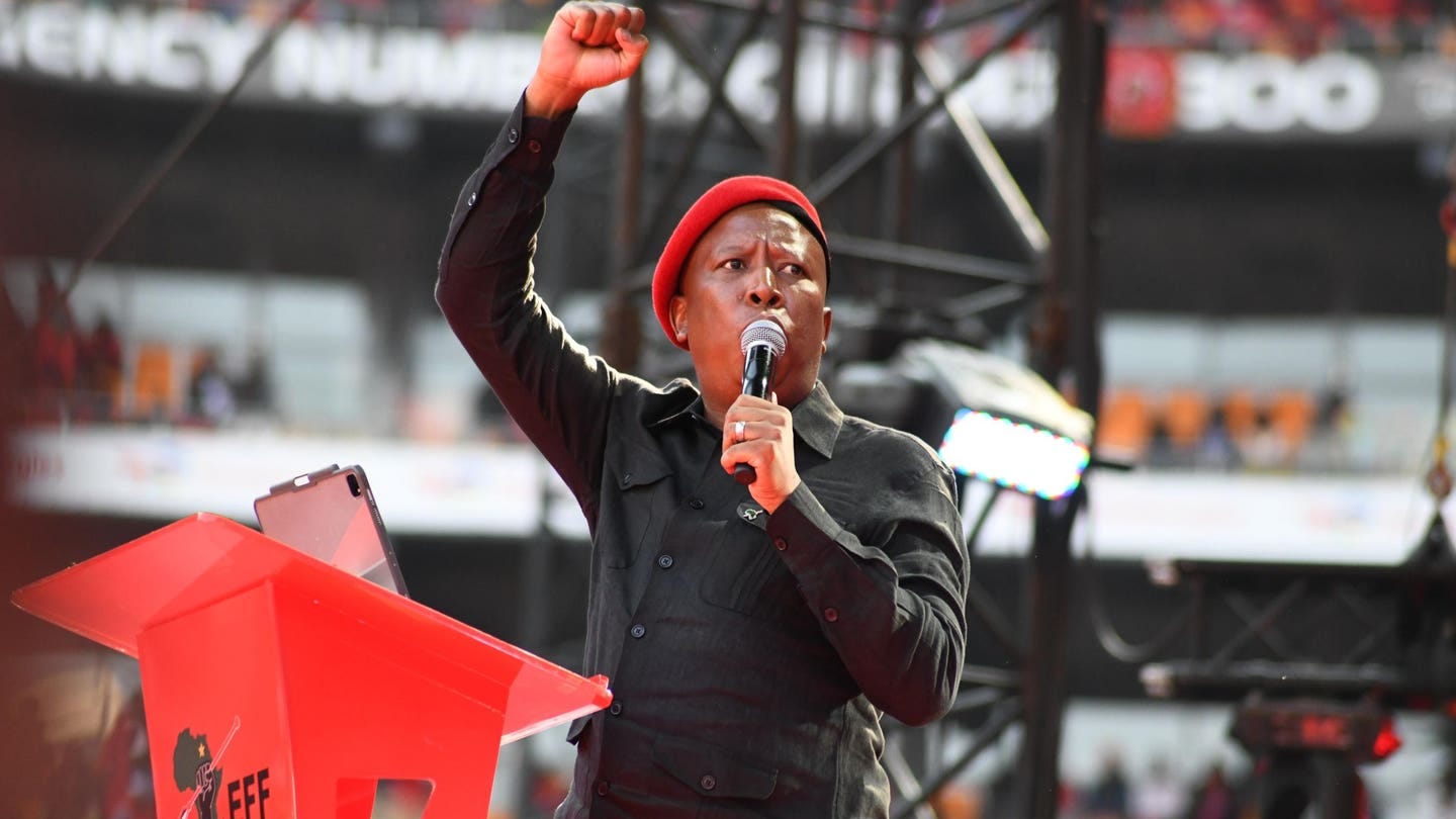 EFF 10th Anniversary Rally At FNB Stadium In South Africa