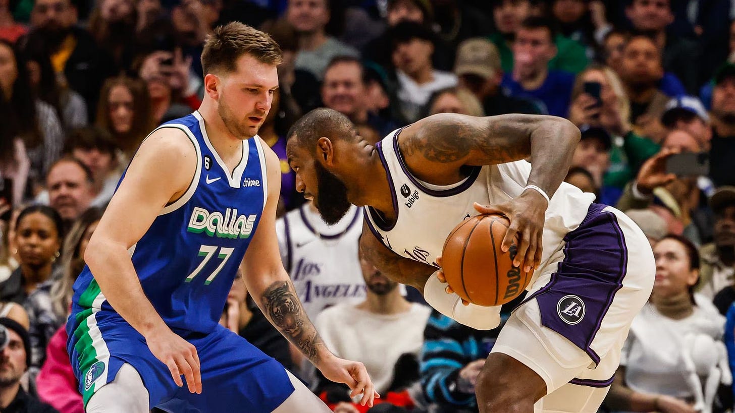 Mavericks vs. Lakers (Win Percentage, Projected Lineups, Ranks, Injuries)