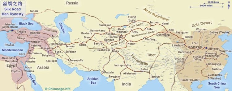Image result for silk road tang dynasty