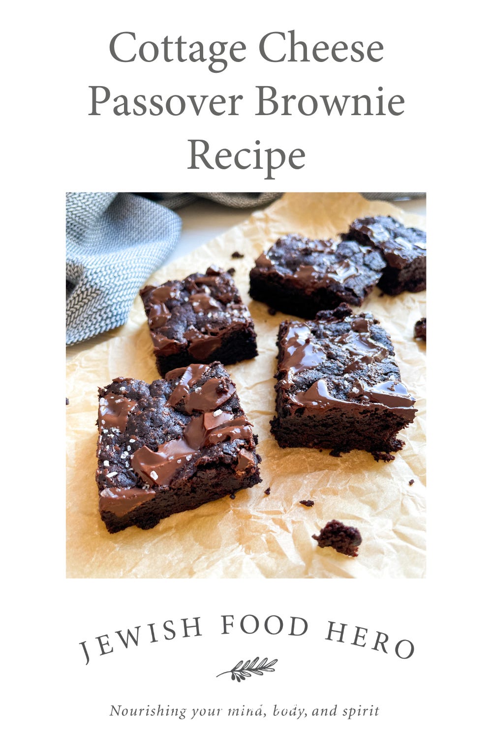 Cottage Cheese Passover Brownie recipe