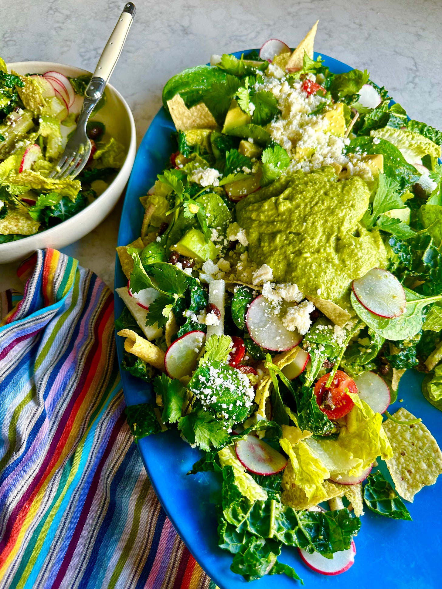 A Tostada Can Be a Salad! by emily nunn