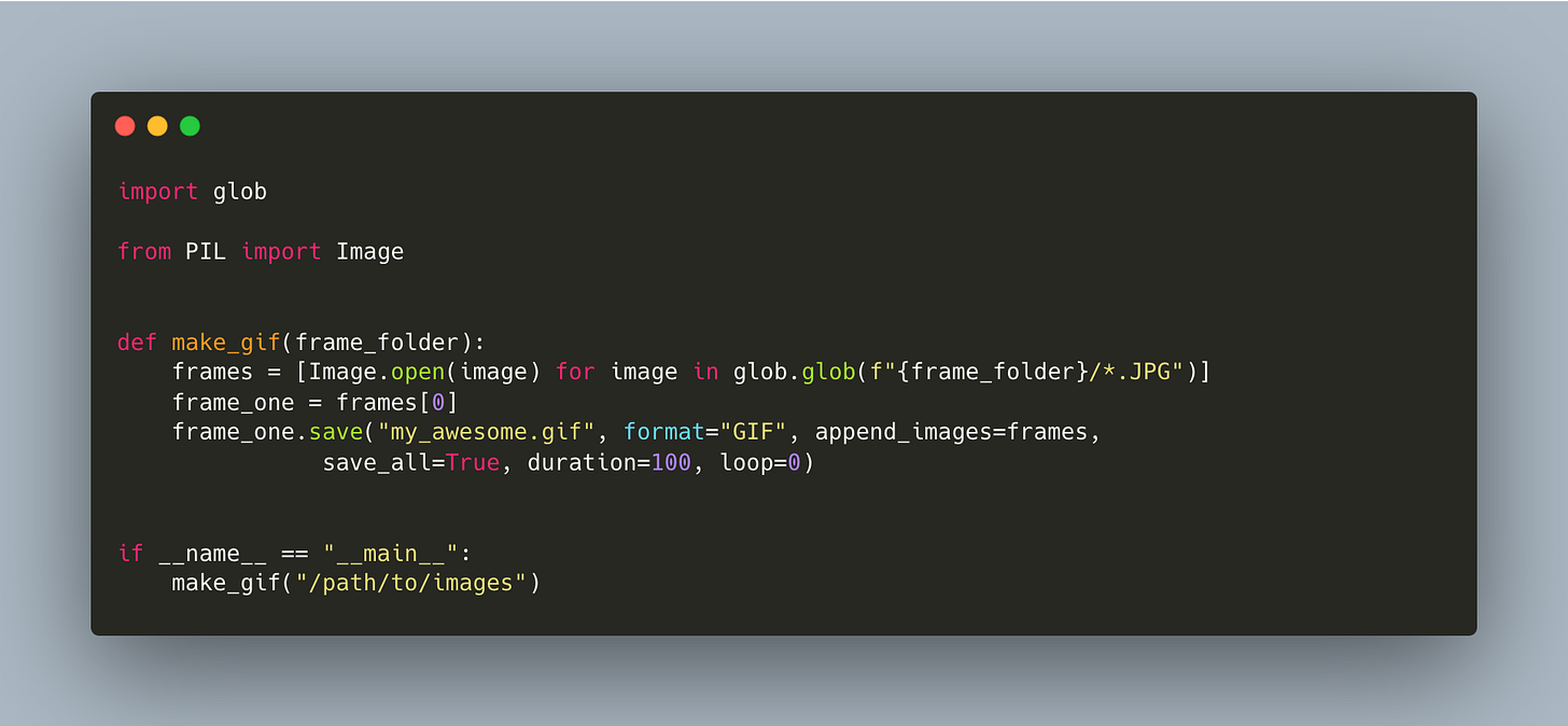 Creating an Animated GIF with Python - by Mike Driscoll