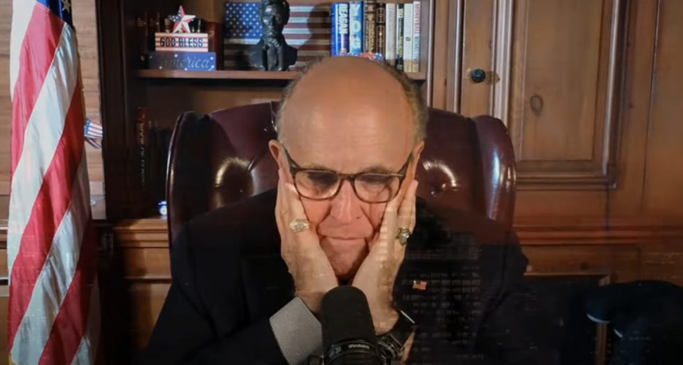 And Now Back To Our Regularly Scheduled ‘Rudy Giuliani Is A Slobbering Old Pervert’ And Now Back To Our Regularly Scheduled ‘Rudy Giuliani Is A Slobbering Old Pervert’