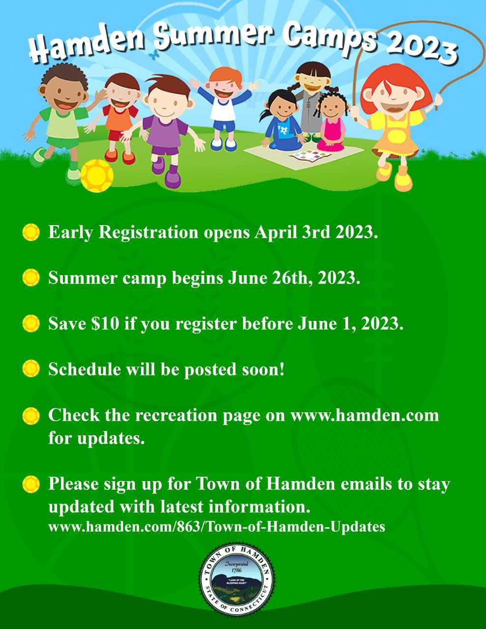 Special Edition Hamden Guide to Summer Camps 2023