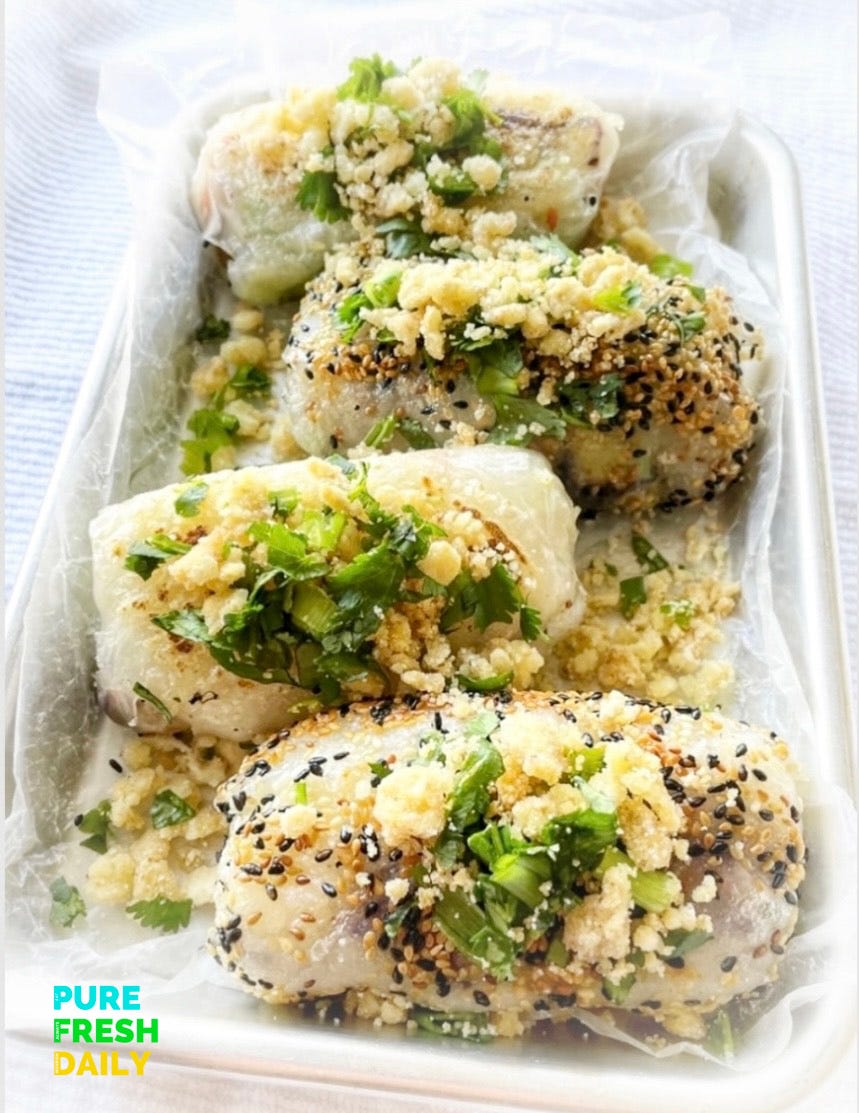 Shrimp Tempura Rolls by Lori Miller Pure Fresh Daily
