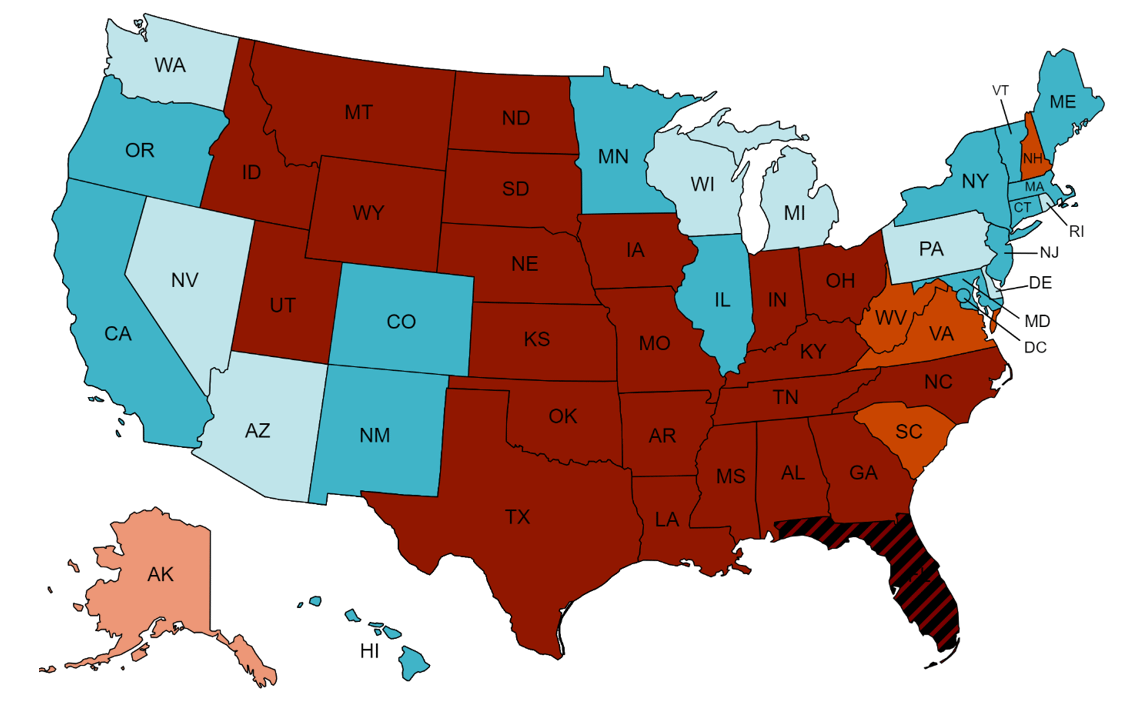 Anti-Trans Legislative Risk Assessment Map: May 2024 | Advocate.com