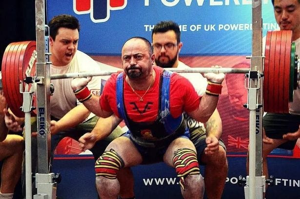 Phil Richard 's death has come as a "devastating loss for the whole powerlifting world"