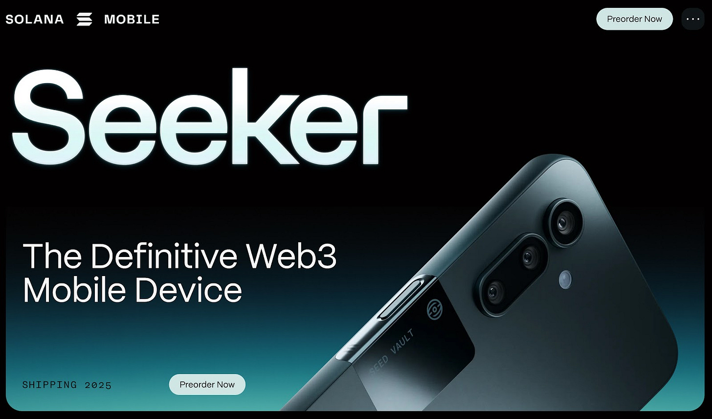Solana 又出新手機Seeker！ 號稱空投、挖礦獎勵磁鐵，有機會回本嗎