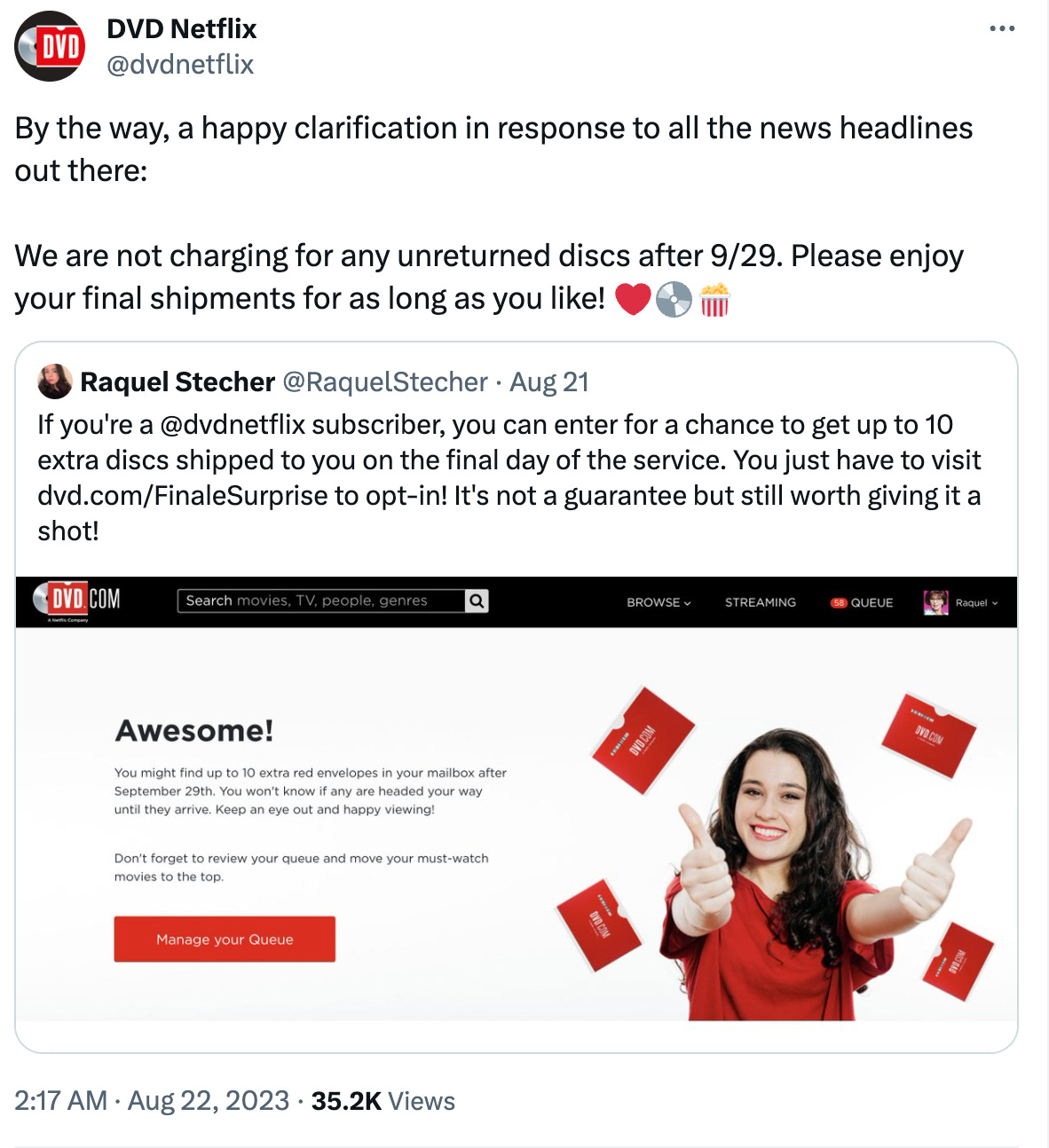 The store post netflix