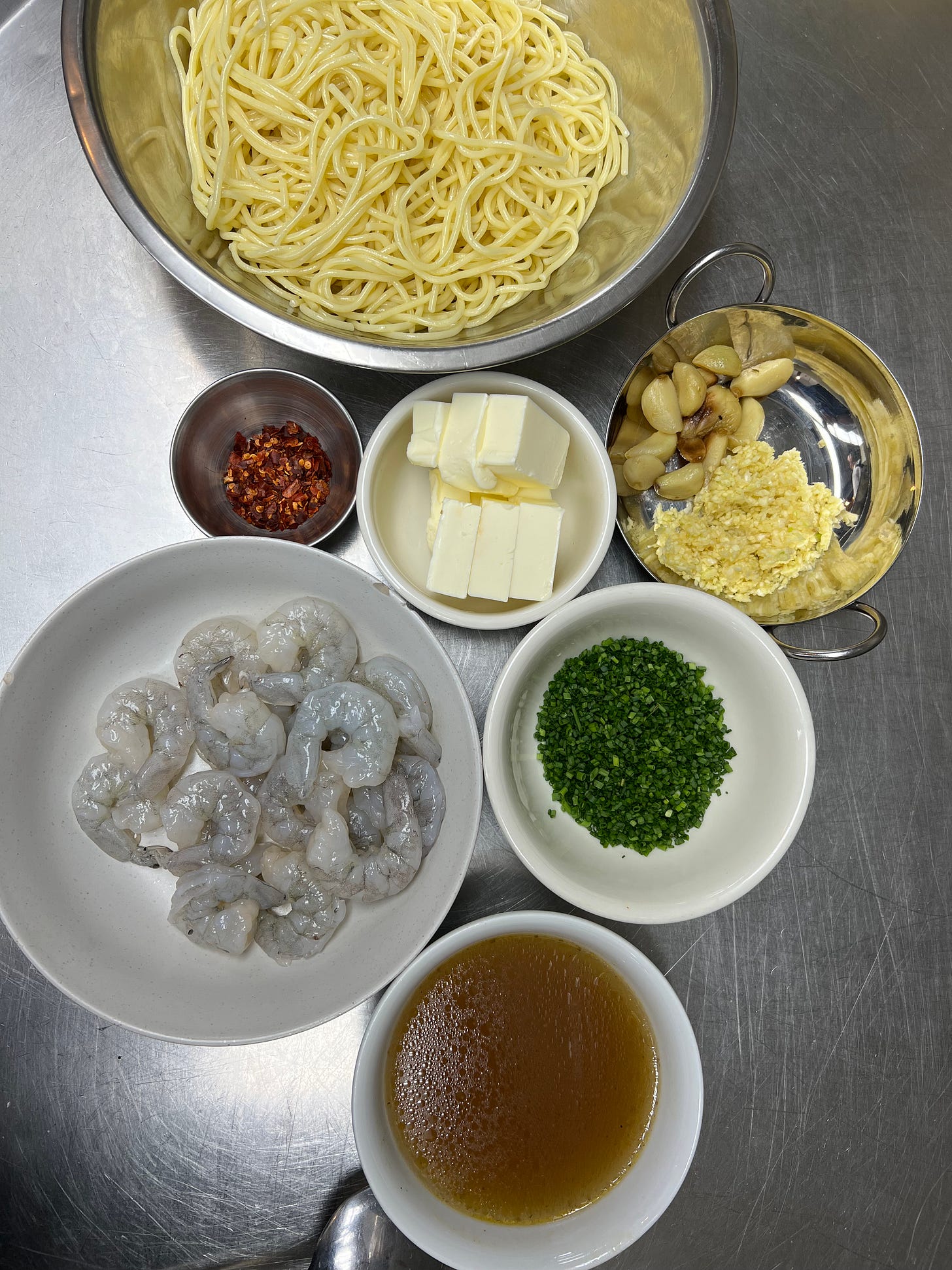 Garlic Shrimp Noodles by andrew gruel American Gravy